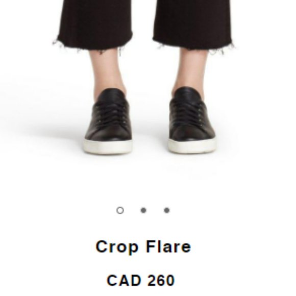 Rag & Bone Cropped Flare jeans size 30w BLACK - Picture 3 of 12